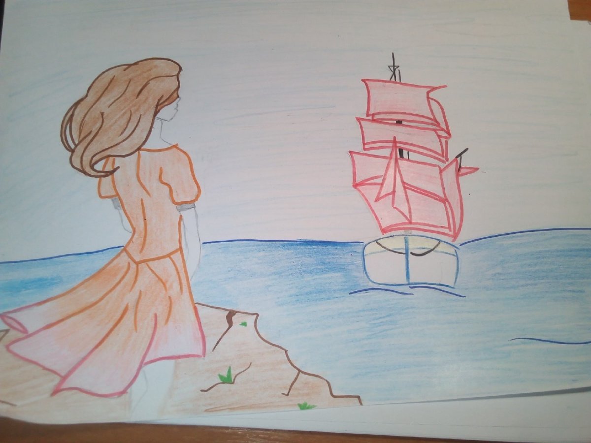 Ассоль Алые паруса портрет