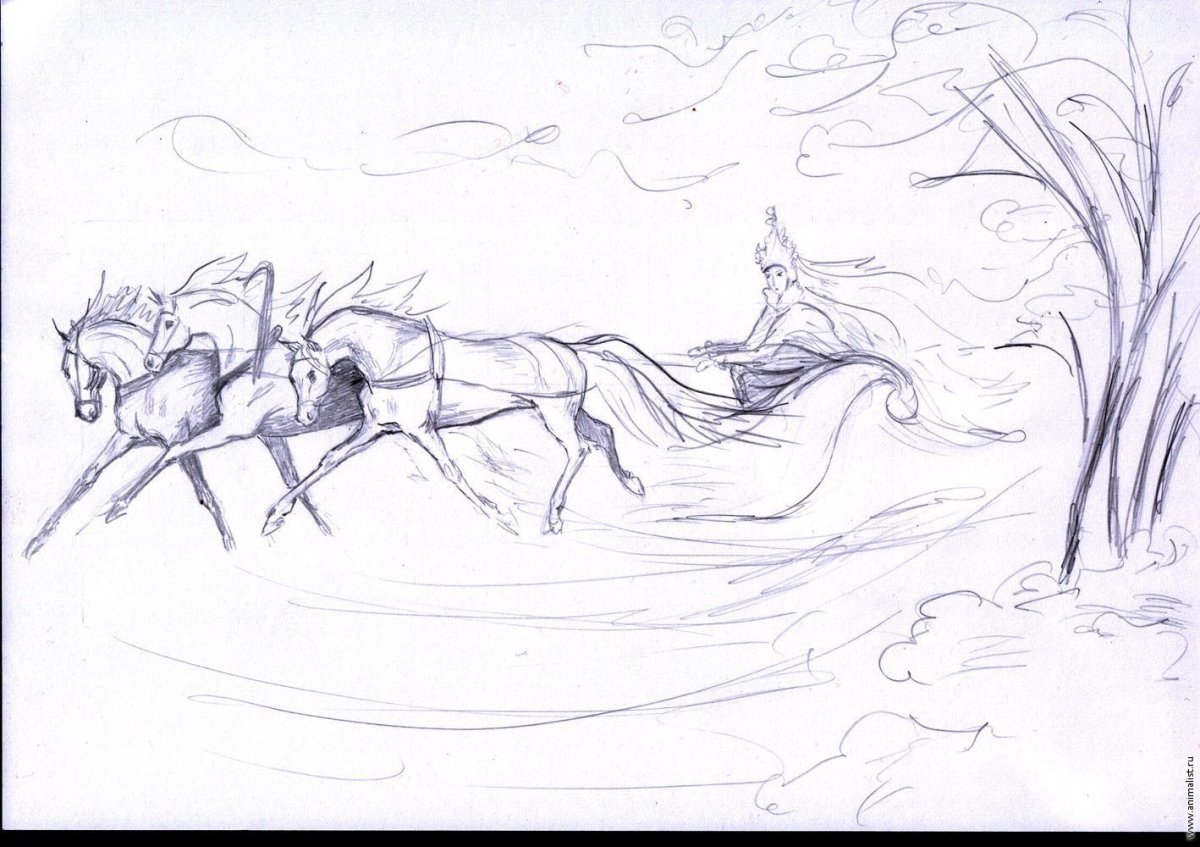 Иллюстрации к рассказу метель Пушкина