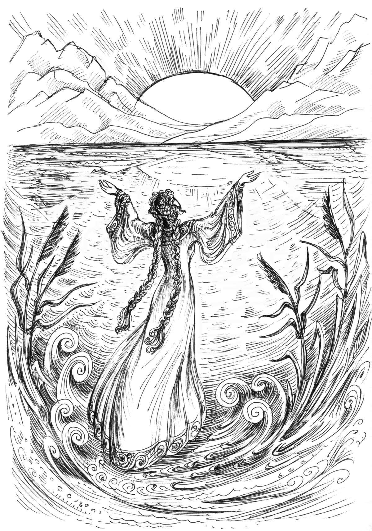 Картина к балладе Кубок