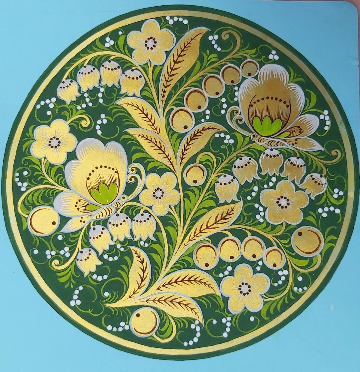 Городецкие узоры для детей