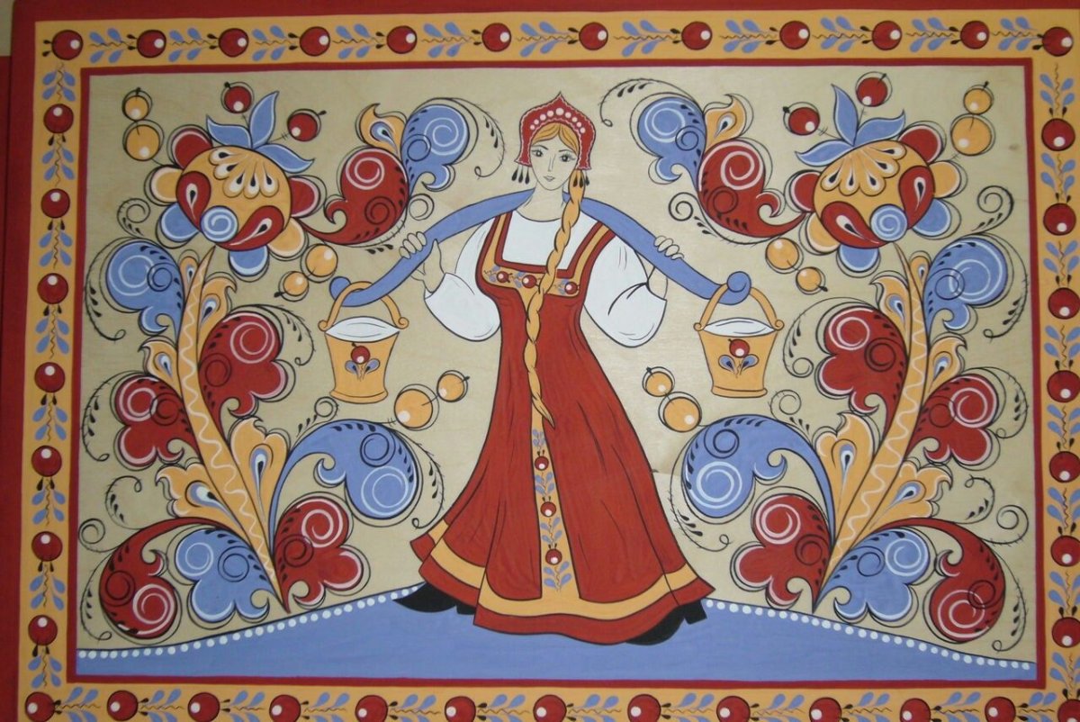 Сирин Гжель роспись