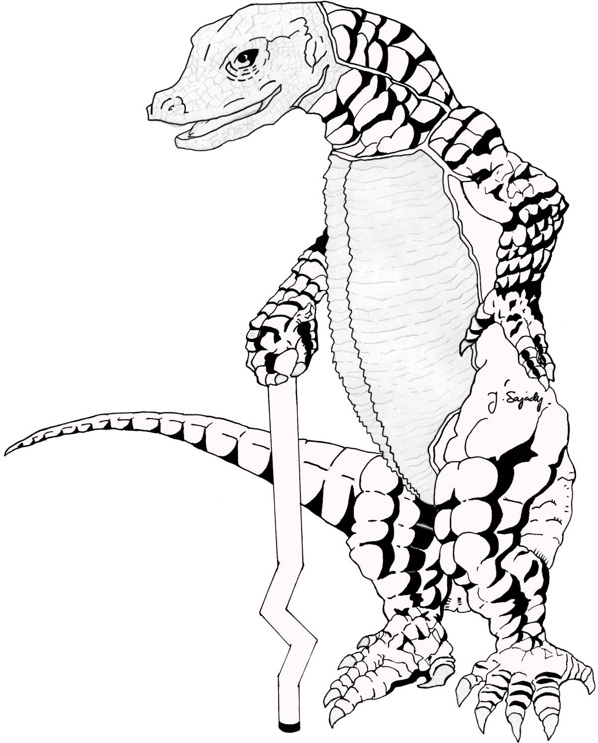 Варан раскраска для детей