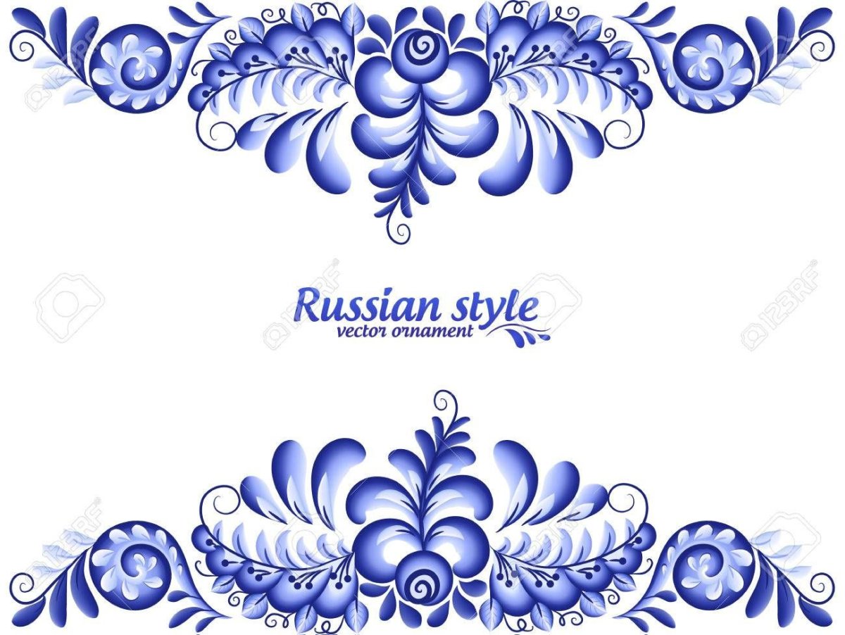 Баннер Гжель