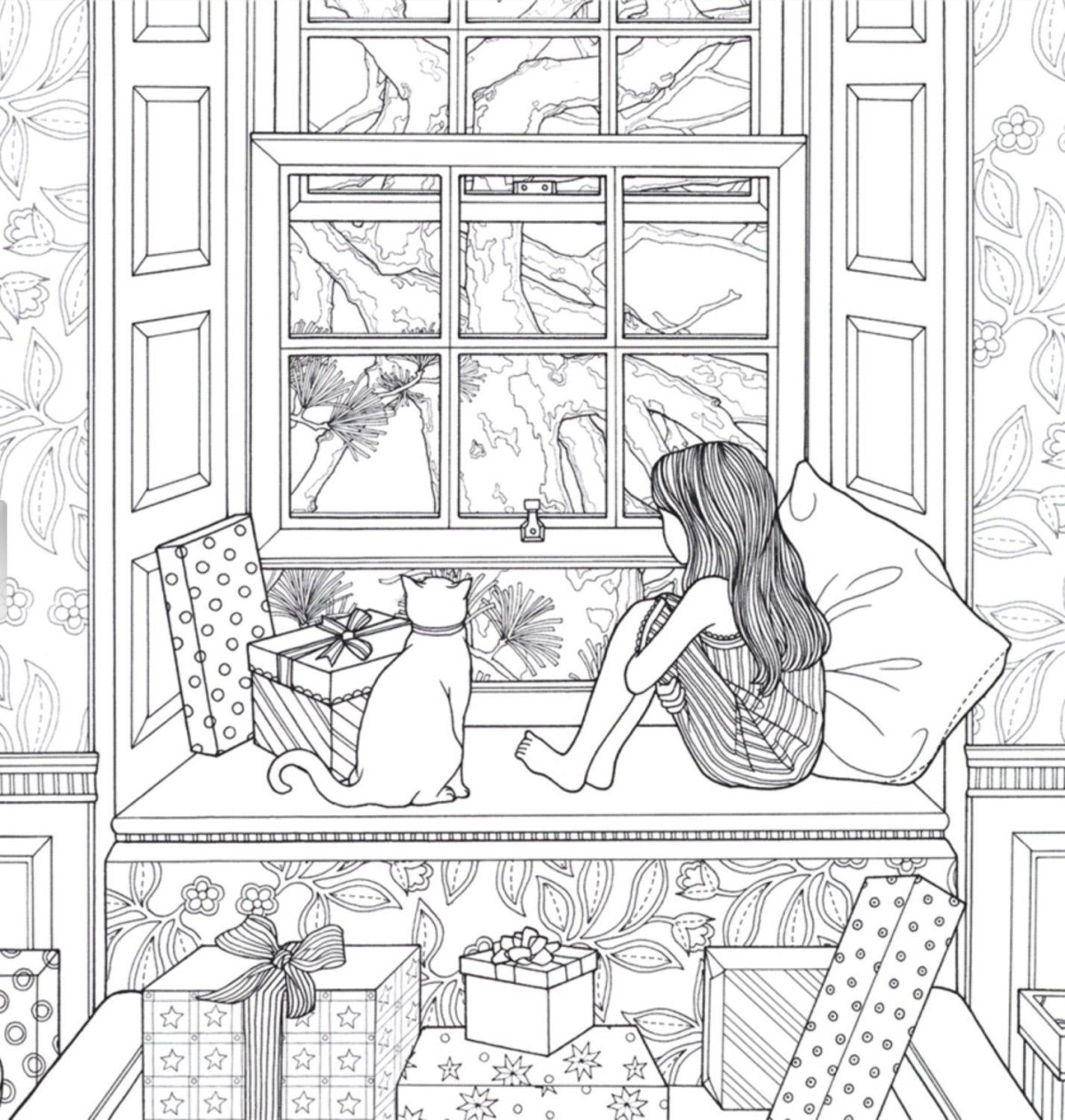 Уютные раскраски