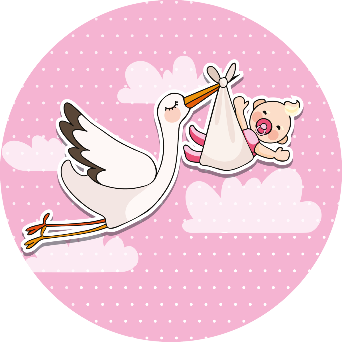 Аист раскраска для детей