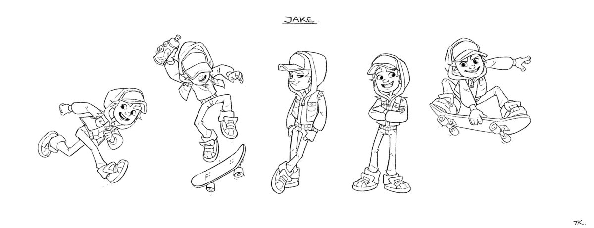 Сабвей Серферс мультик персонажи