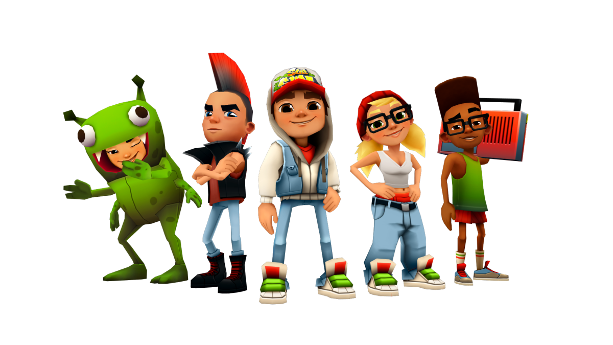 Герои из сабвей сёрф Фрэнк