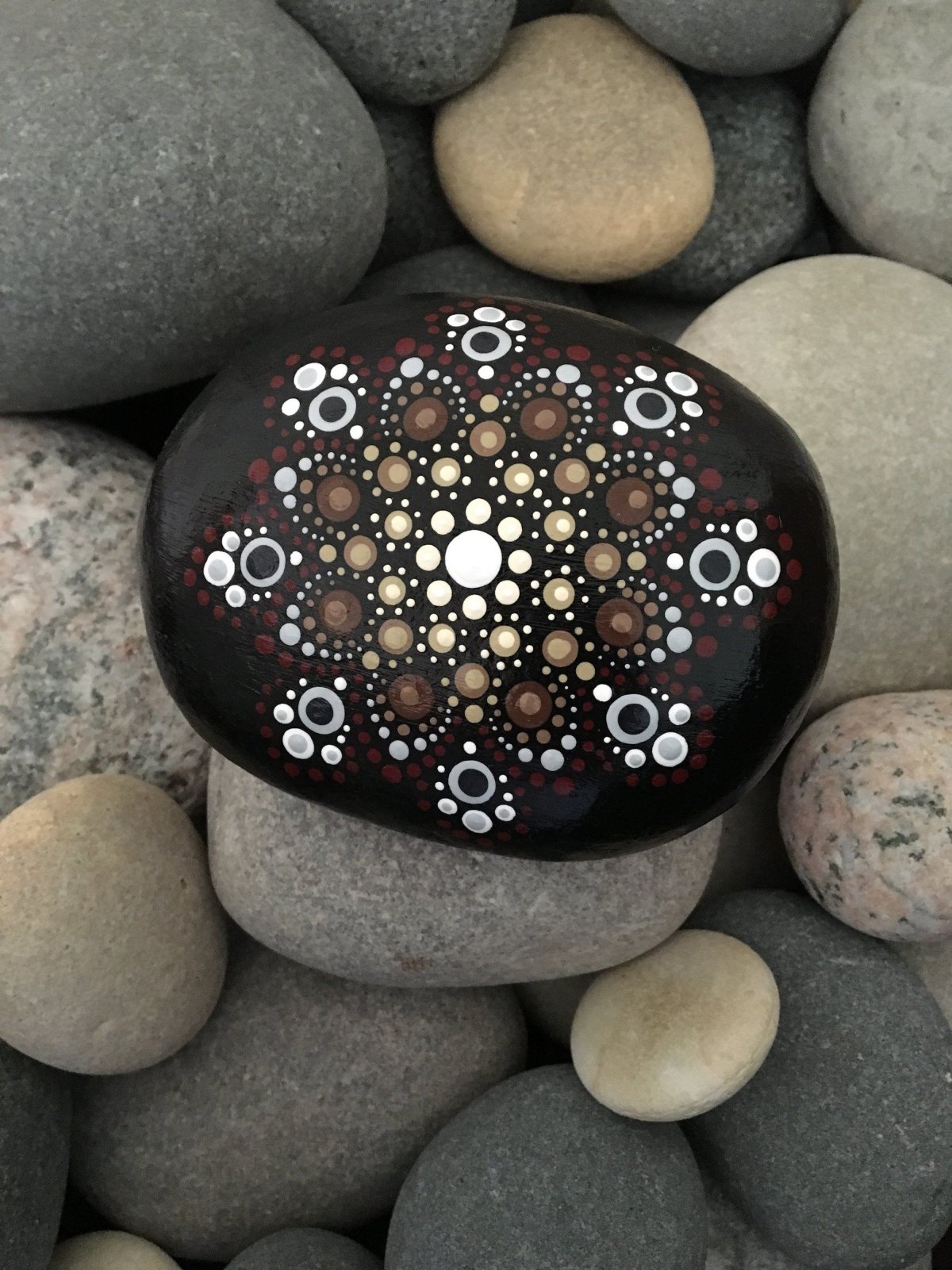 Раскрашивание камешков