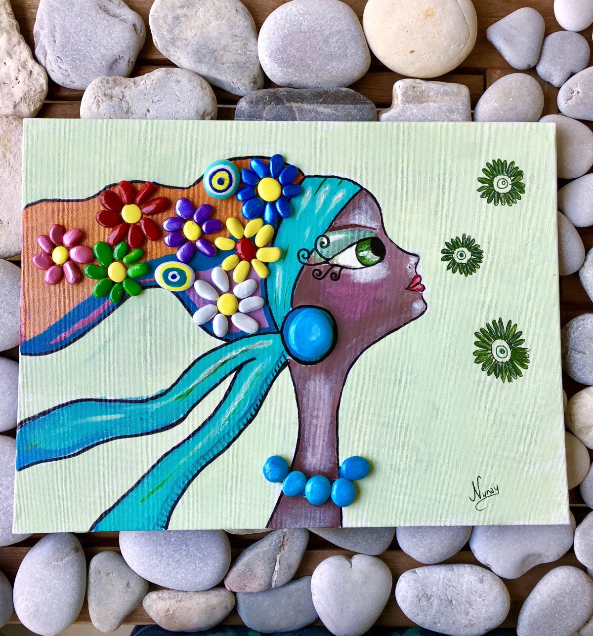 Галька раскраска