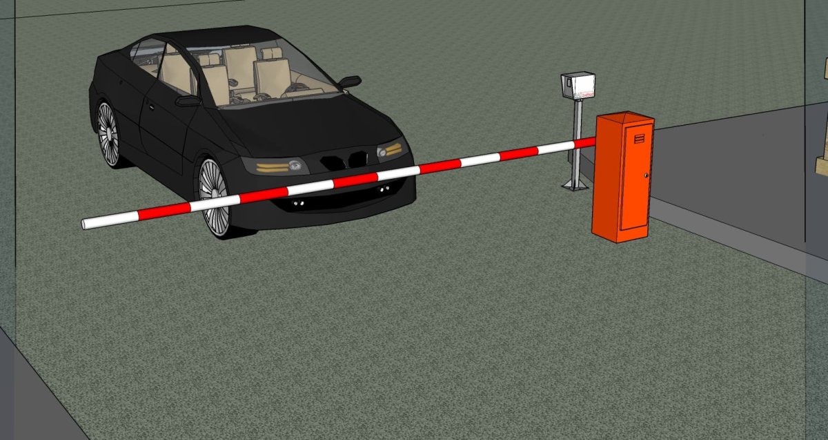 Шлагбаум подъемный механический чертеж