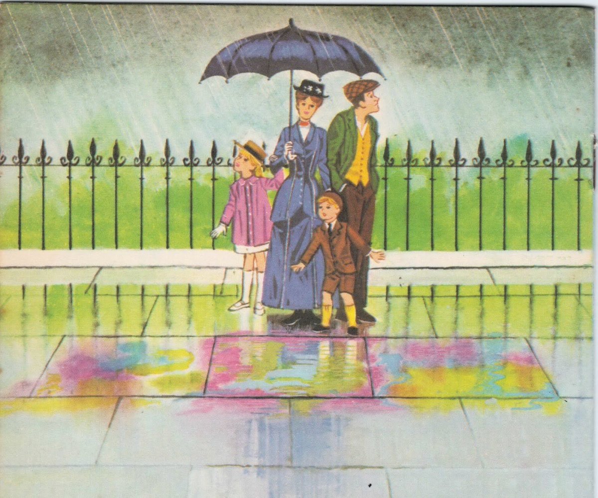 Иллюстрации из Мэри Поппинс