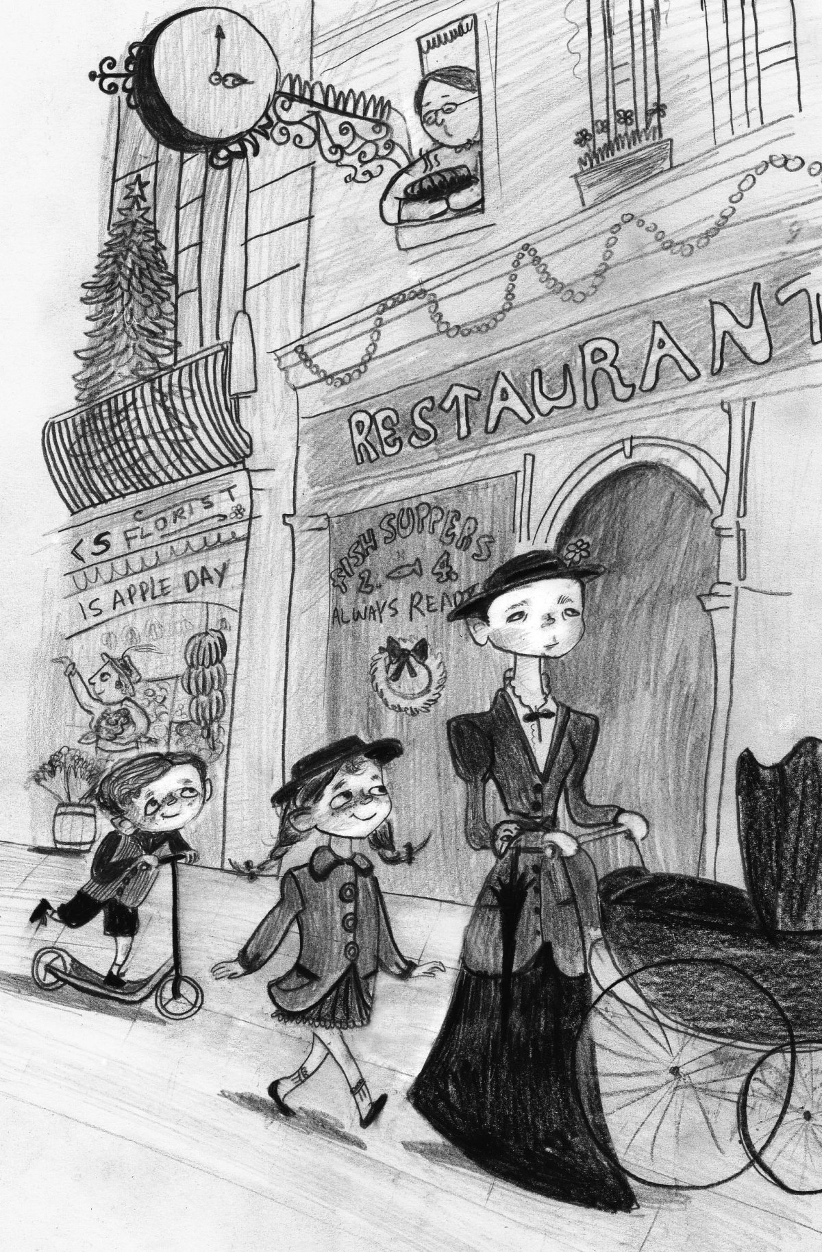 Мэри Поппинс иллюстрации из книги