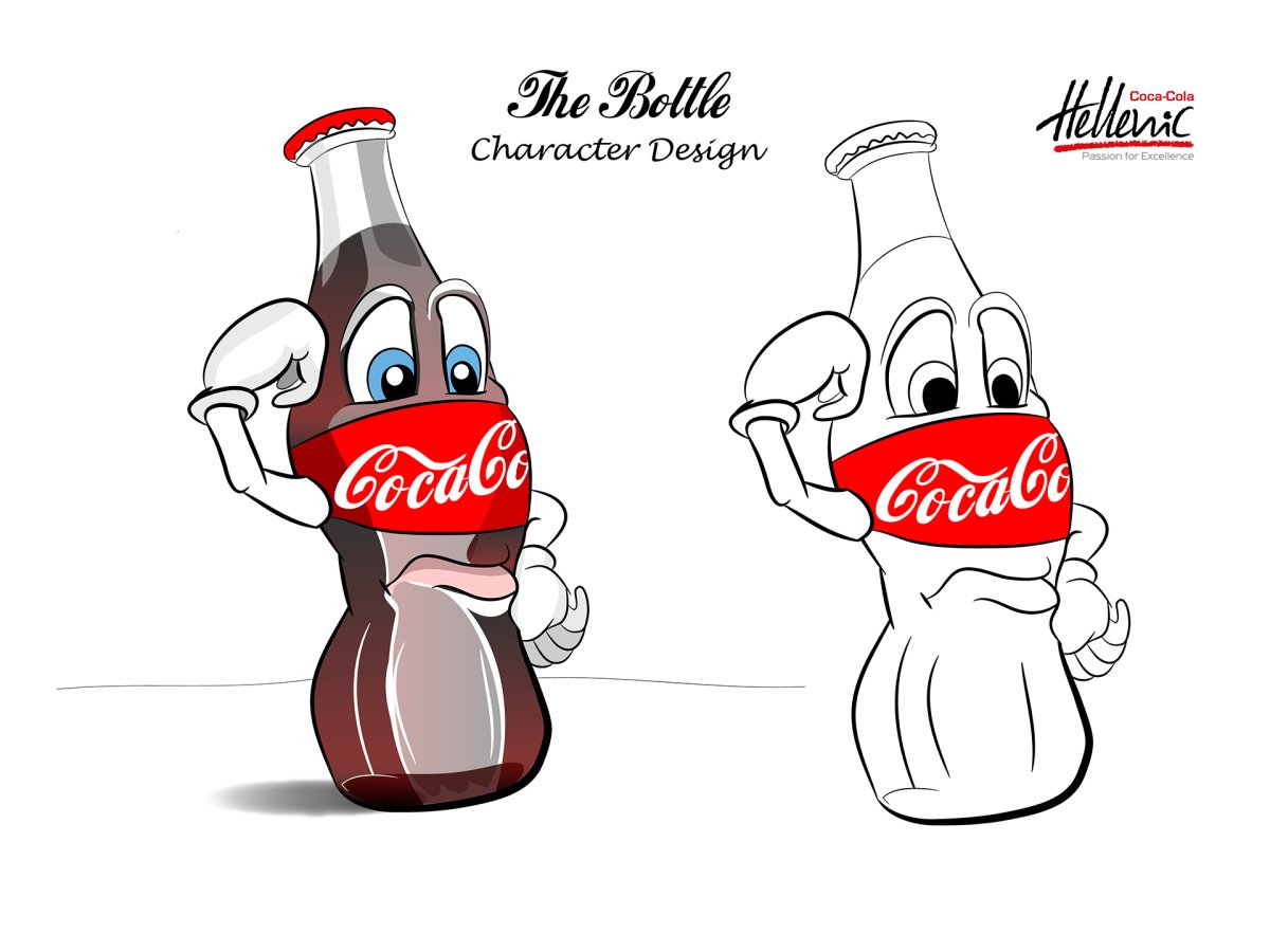 Кока кола рисунок