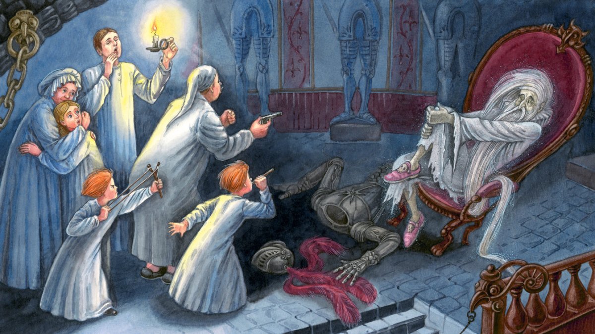 Иллюстрации оскар уайльд кентервильское привидение