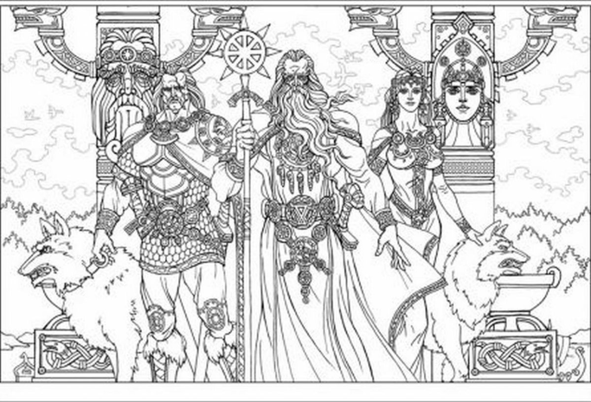 Сергей Суворов славянские иллюстрации