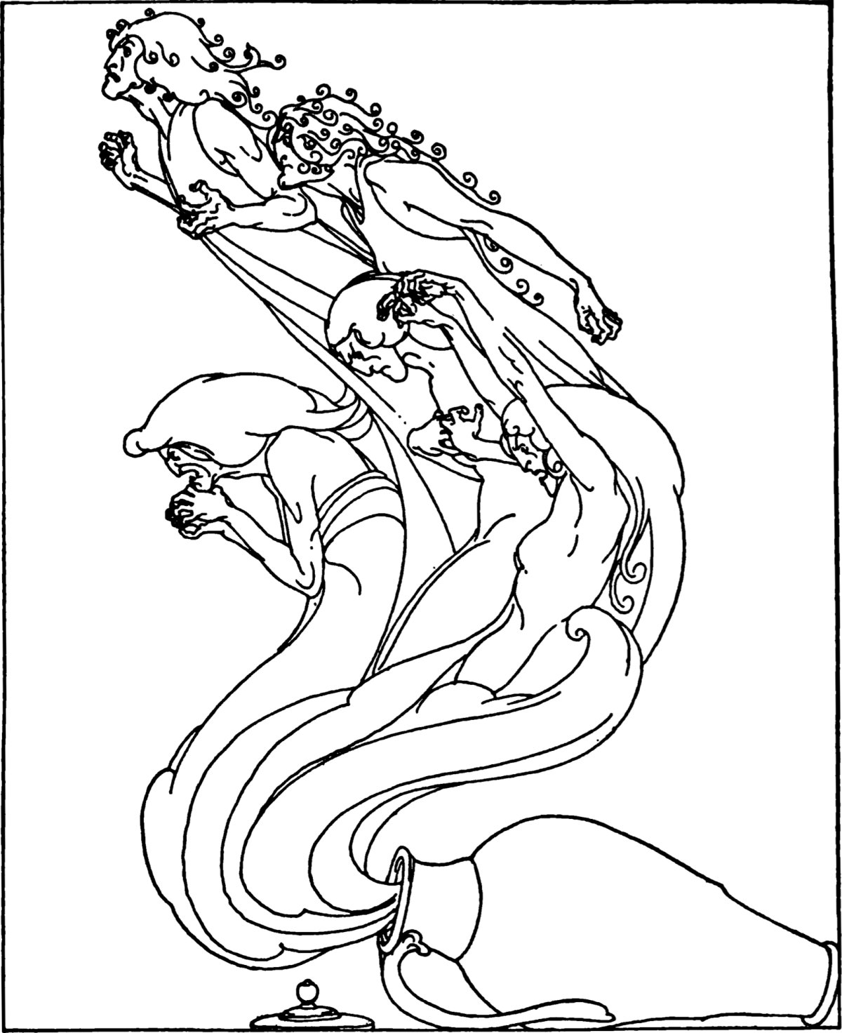 Богиня для разукрашивания