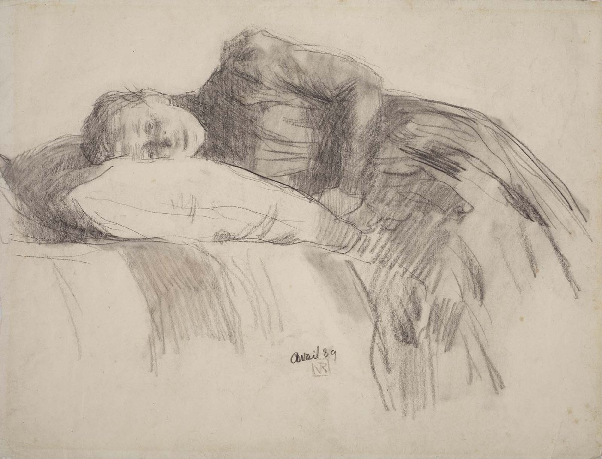 Репин Илья Ефимович портреты карандашом