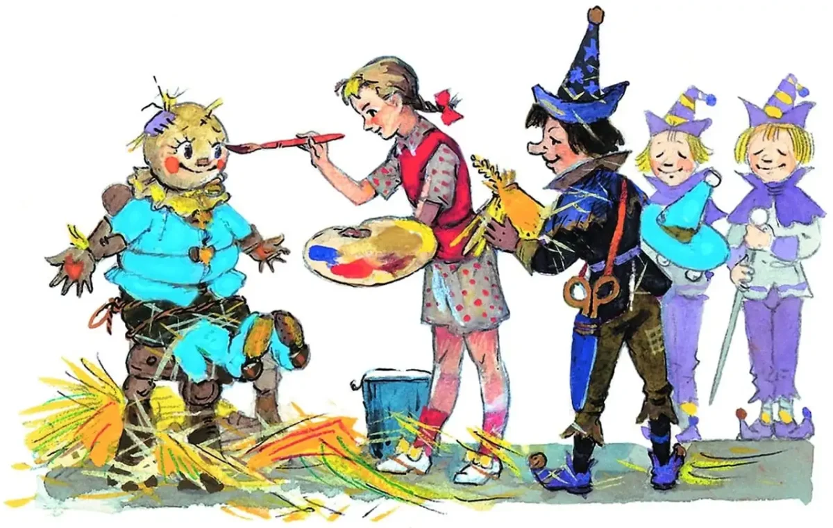 Леонид Владимирский иллюстрации изумрудный город