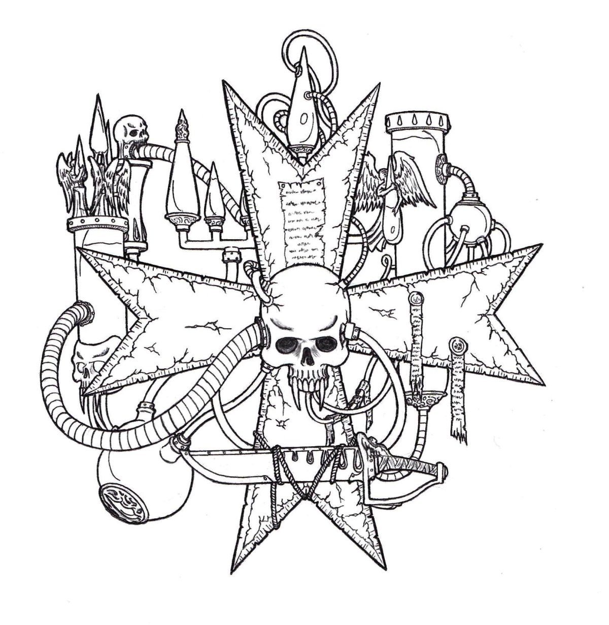 Вархаммер 40000 хаос эскизы