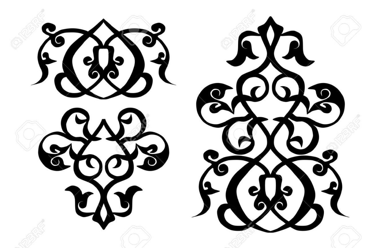 Трафареты для декора стола