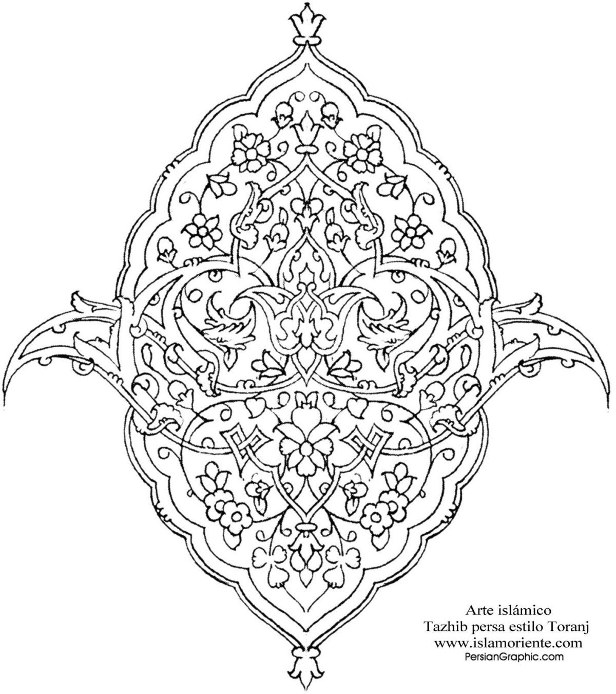 Растительный узор Индия