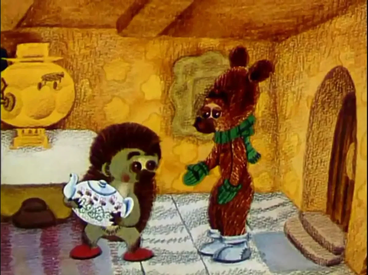 Осенний Ежик раскраска для детей