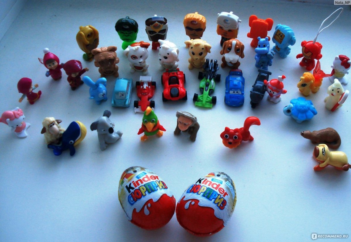 Коллекция Киндер сюрприз акулы