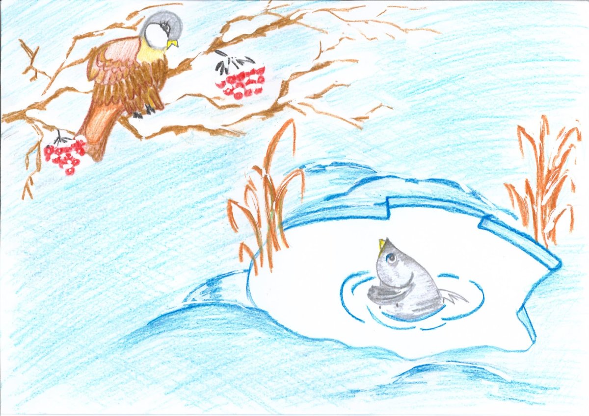 Сказка Воробей Воробеич и Ерш Ершович