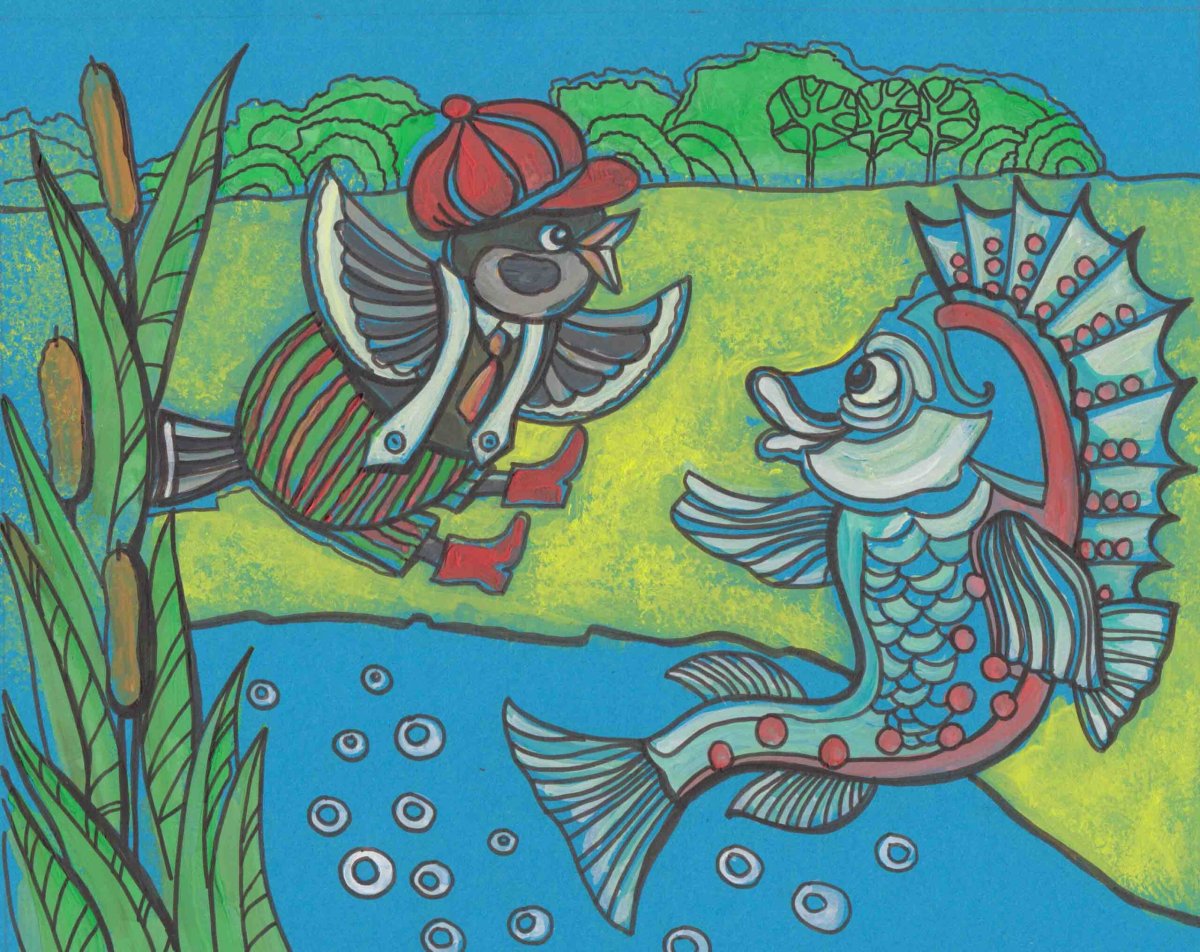 Мамин Сибиряк Воробей Воробеич и Ерш Ершович