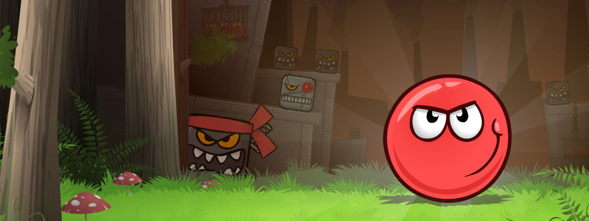 Красный шарик Red Ball игра