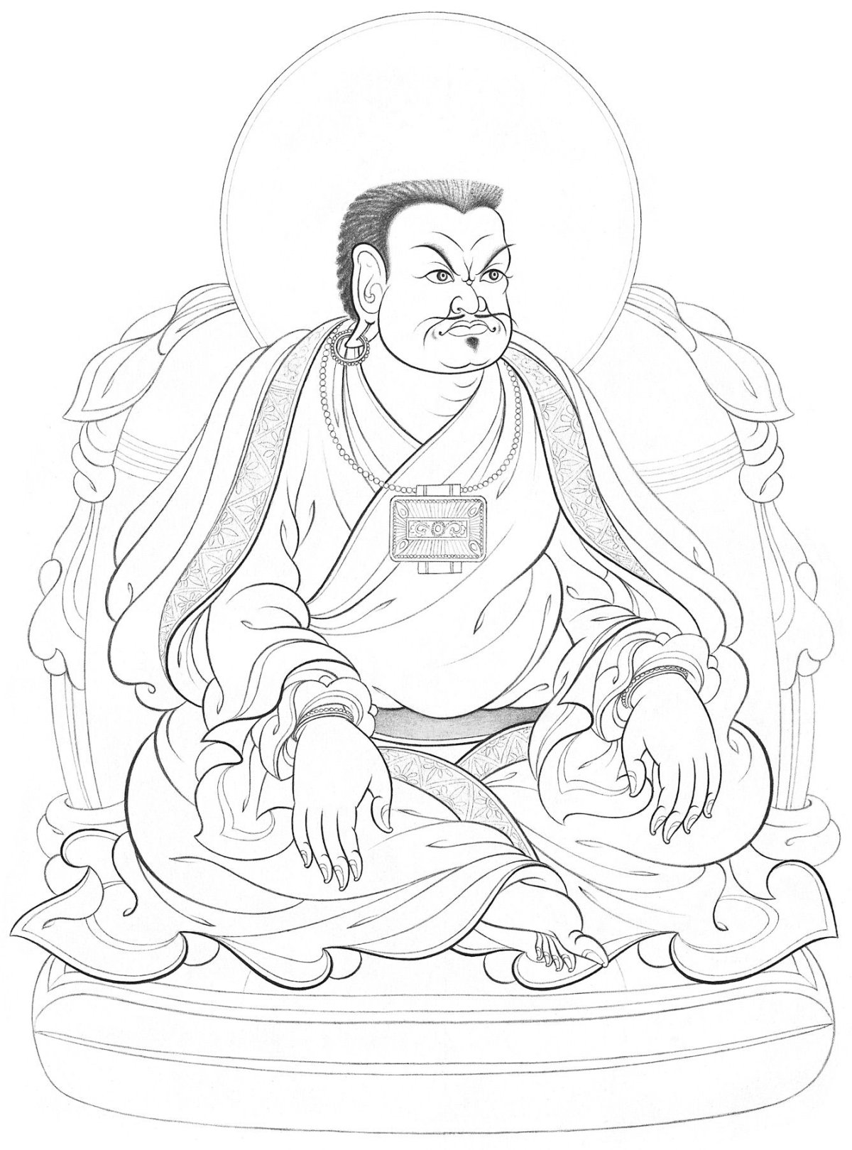 Раскраска медитация