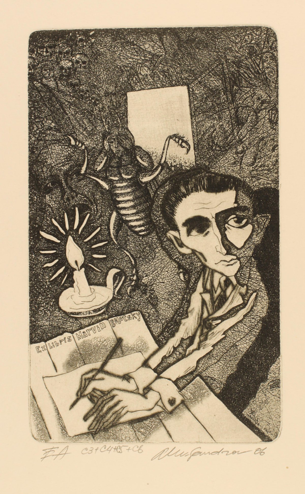 Франц Кафка рисунки