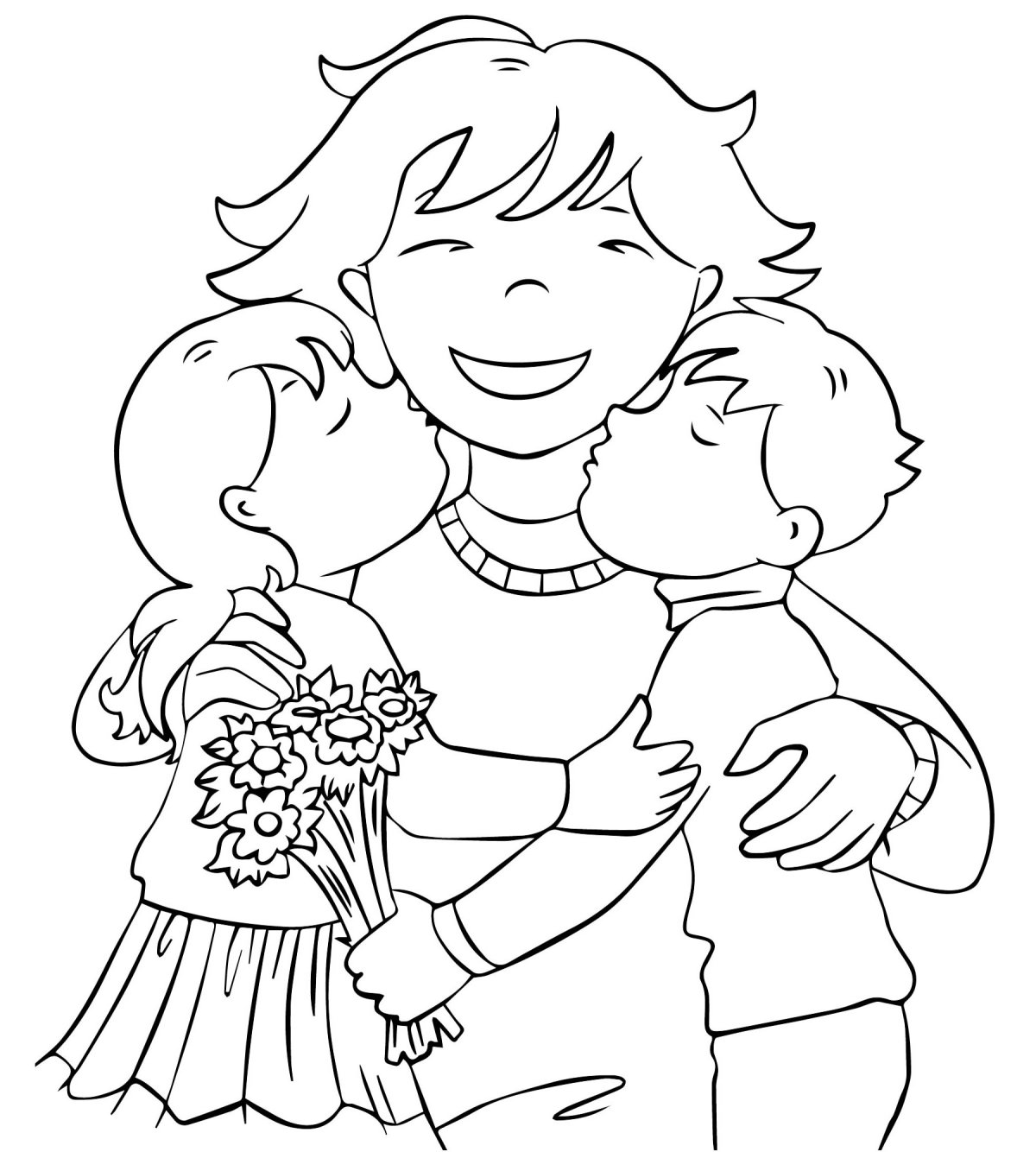 Бабушка рисунок