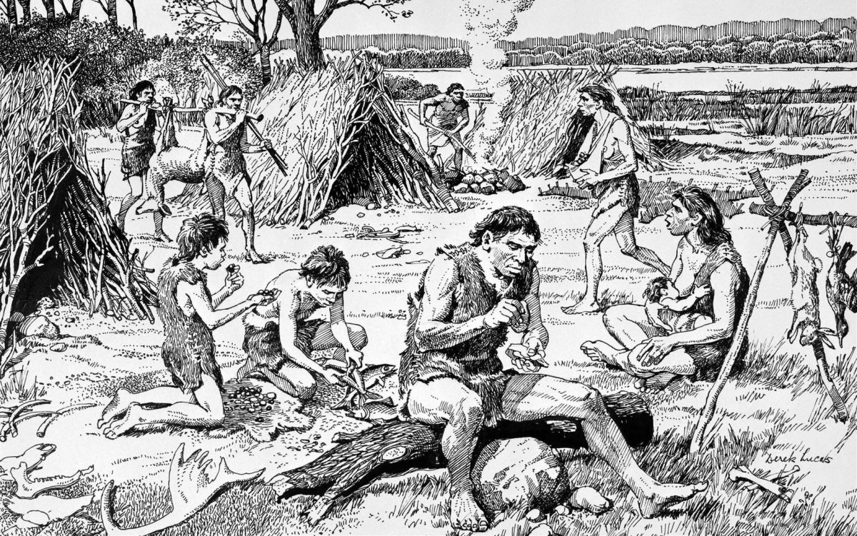 Первобытное общество чб