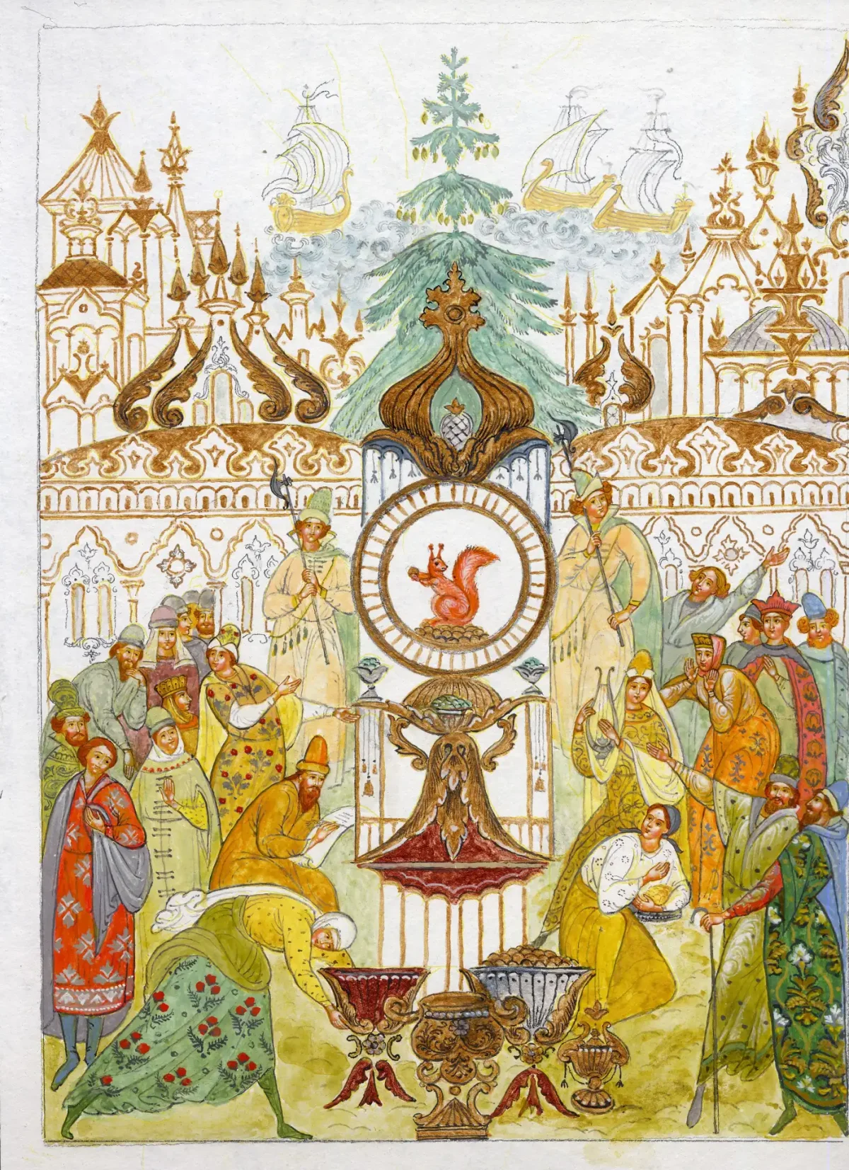 Иван Яковлевич Билибин царь Салтан