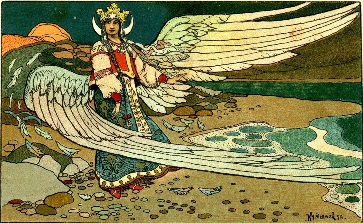 Владимир Конашевич иллюстрации к сказкам Пушкина