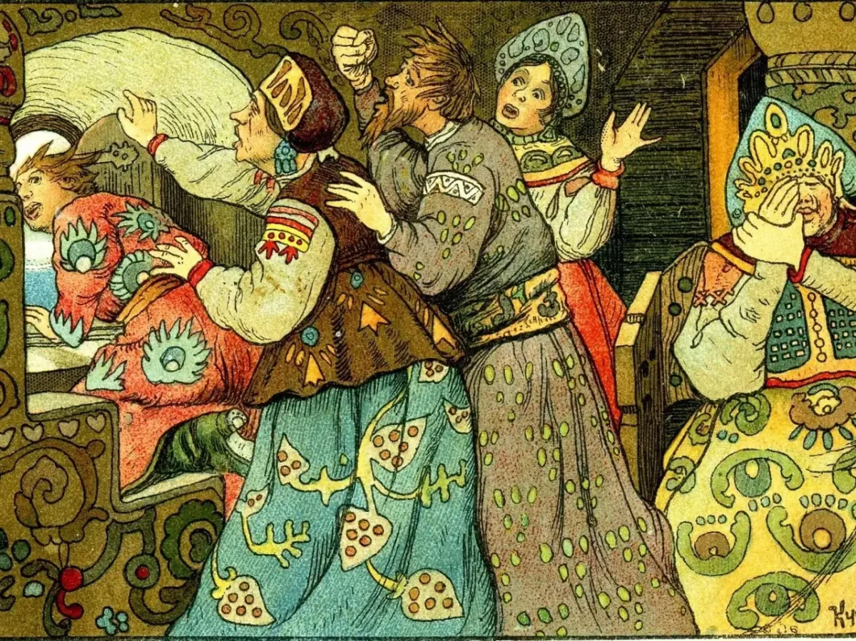 Иллюстрации к сказкам Пушкина Белябина