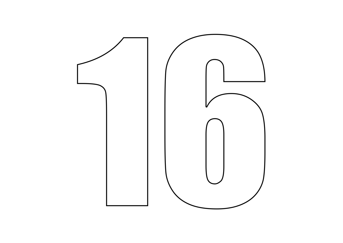 Объёмные цифры нарисовать