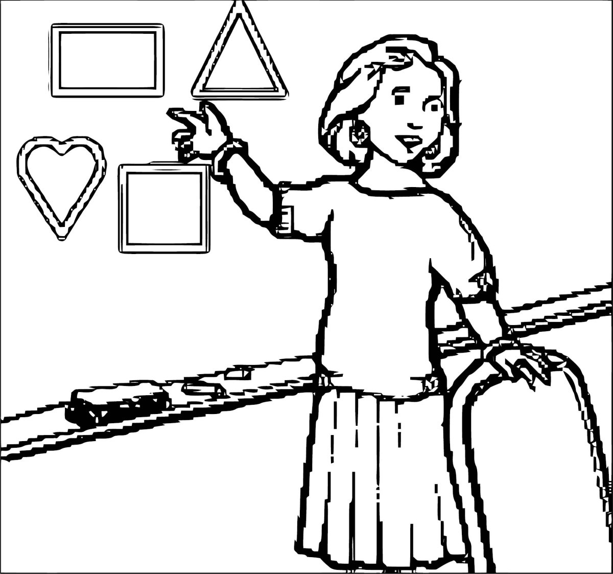 Раскраски профессии воспитатель