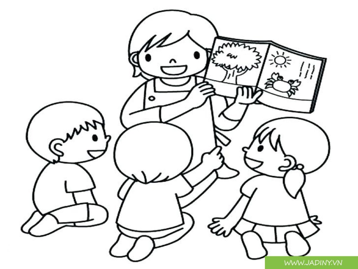 Учитель английского чб вектор