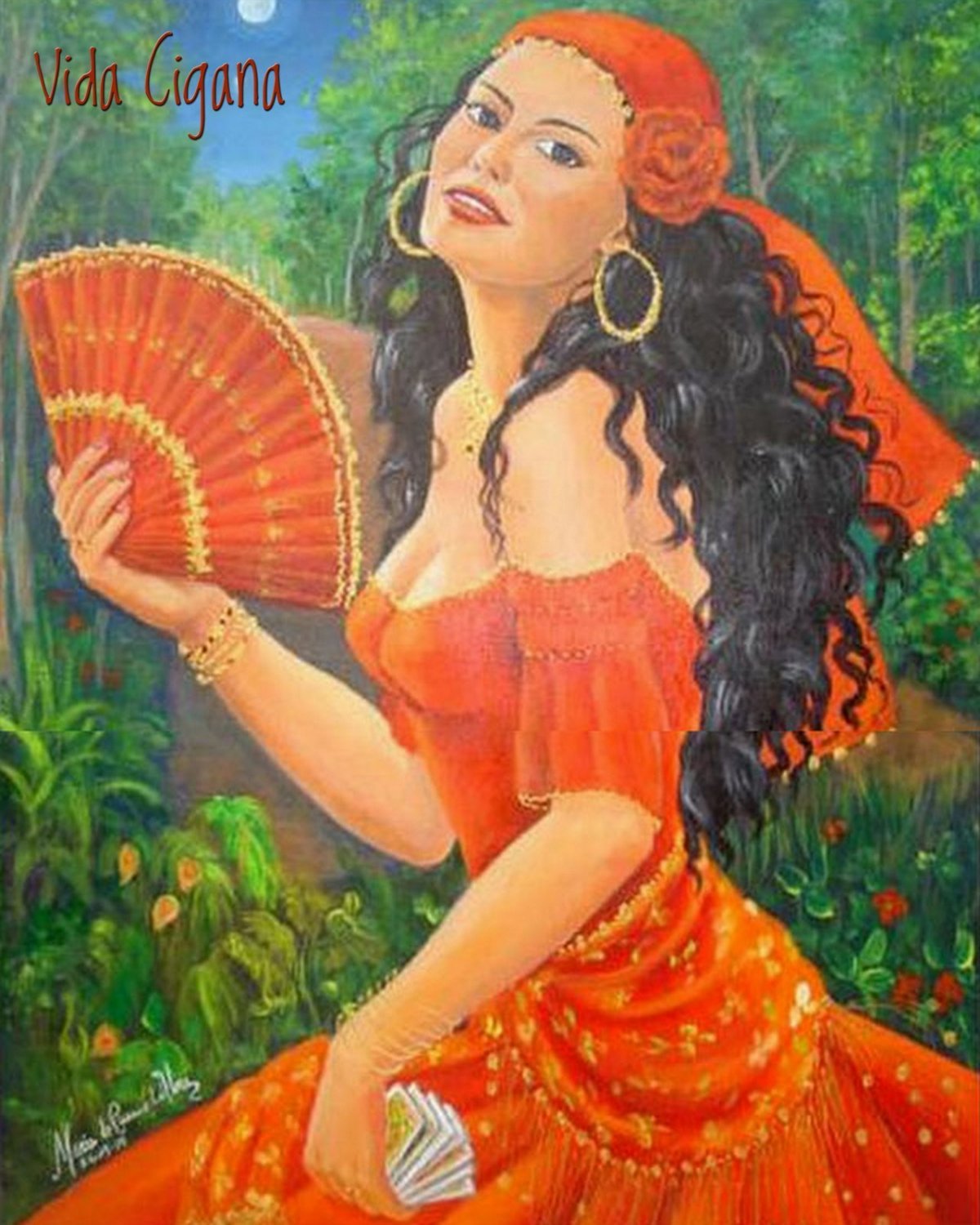 Рипа Елена картины Вихрь цыганского танца