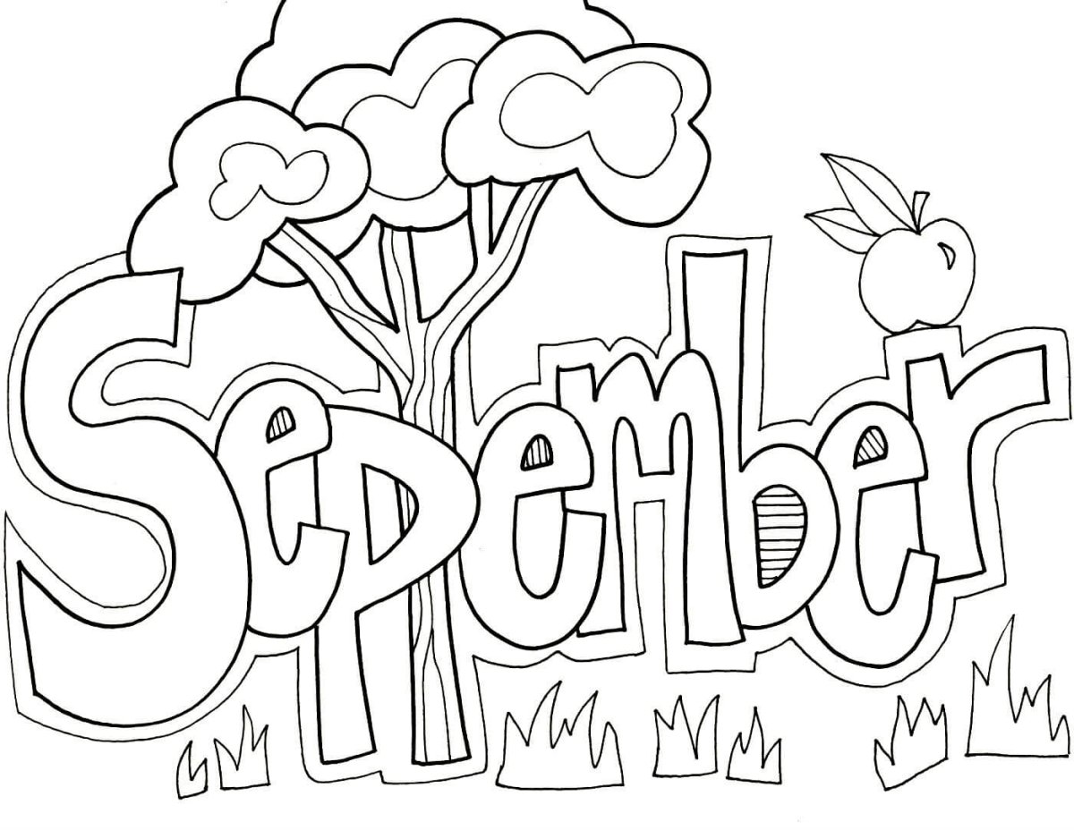 Раскраска на английском