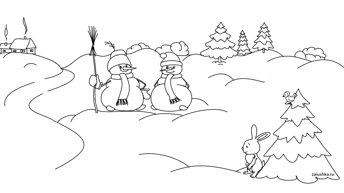 Снег рисунок для детей