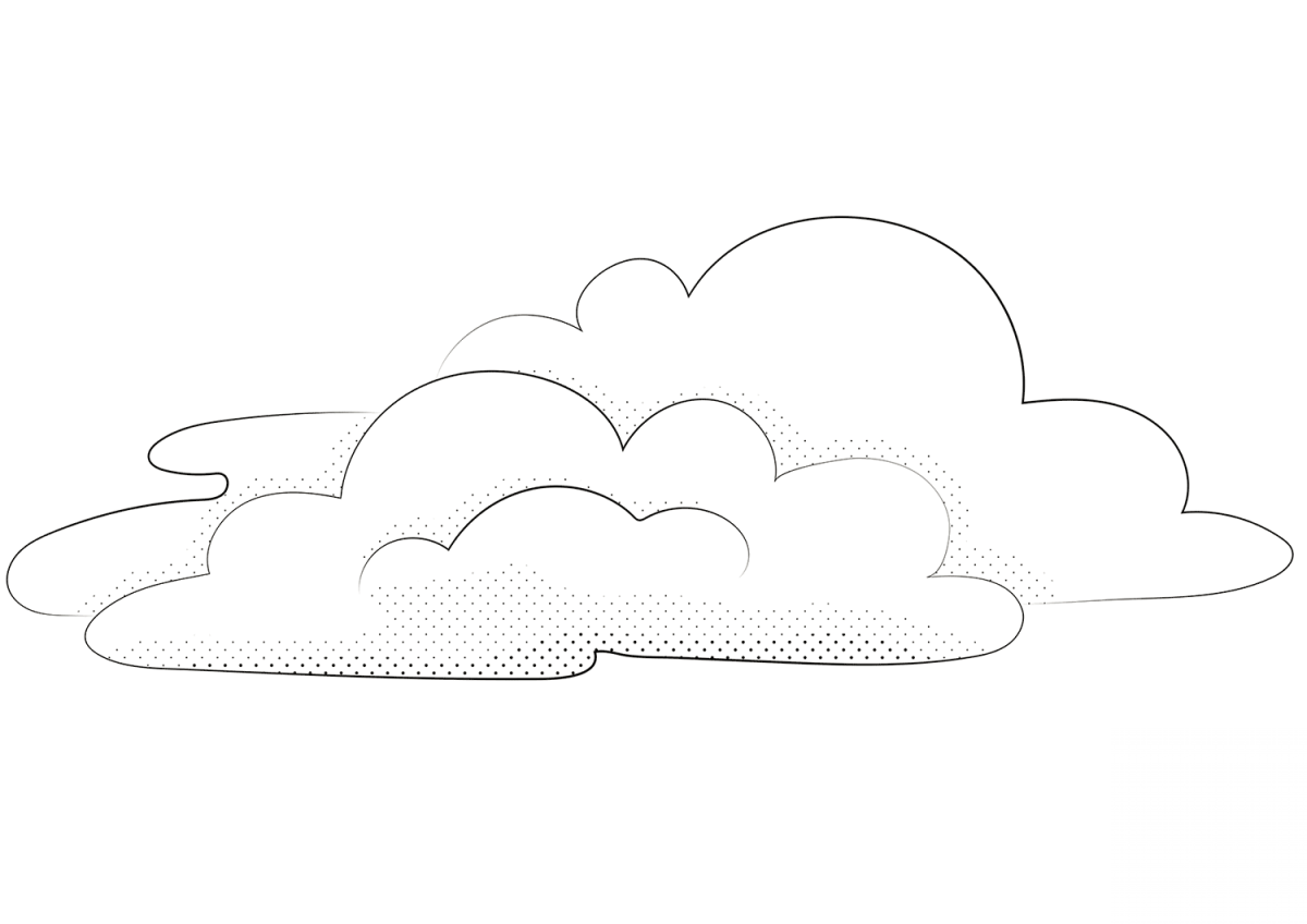 Сугроб для раскрашивания