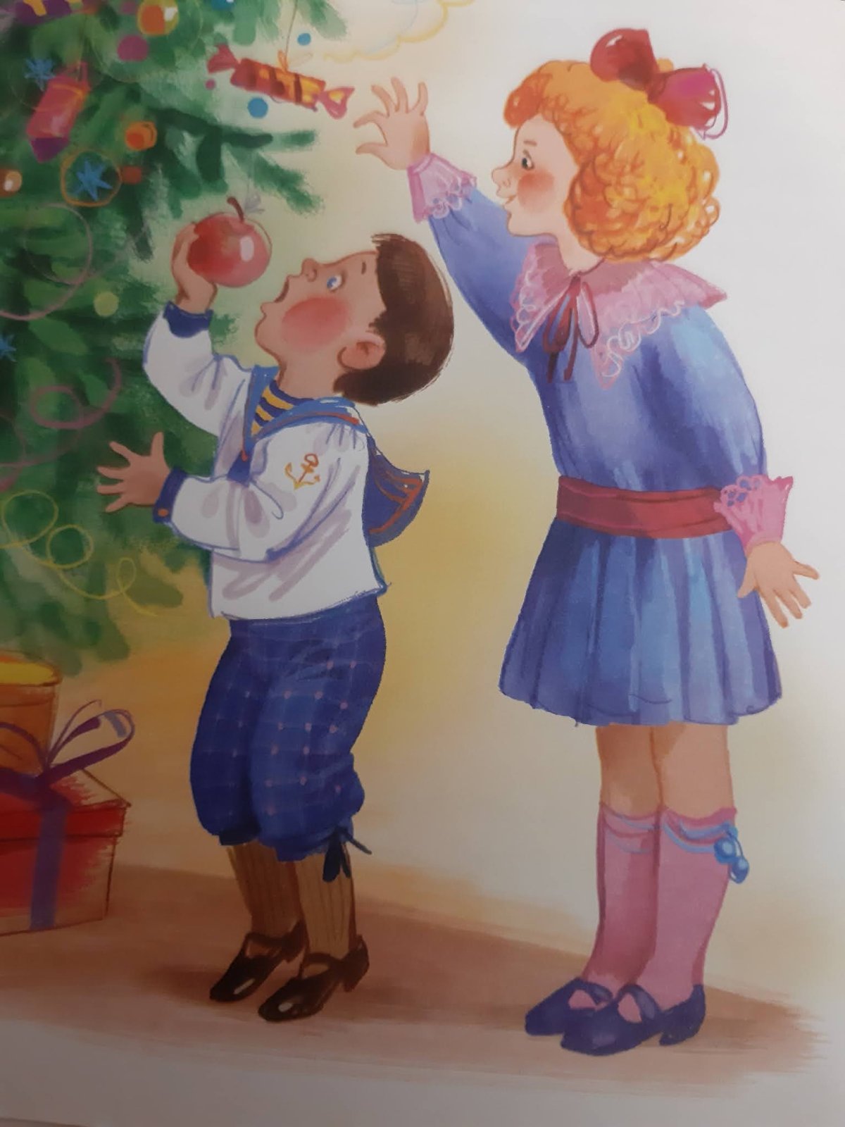 Новогодняя елка рисунок