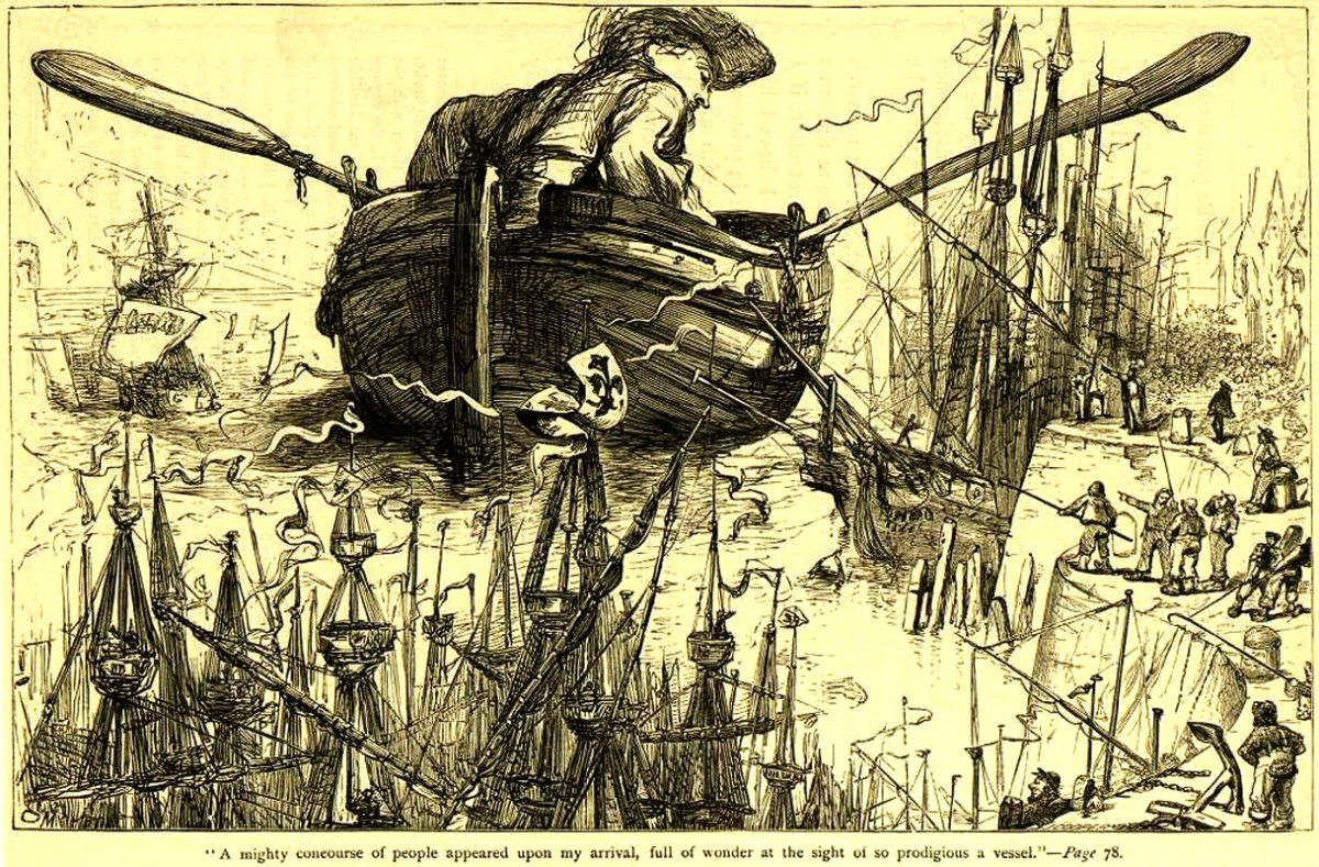 Иллюстрации к роману Джонатана Свифта «путешествия Гулливера»