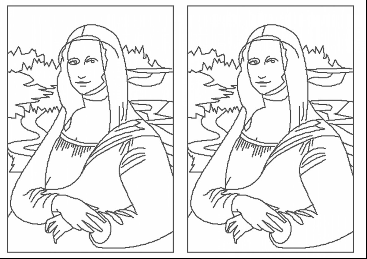 Мона Лиза монохром