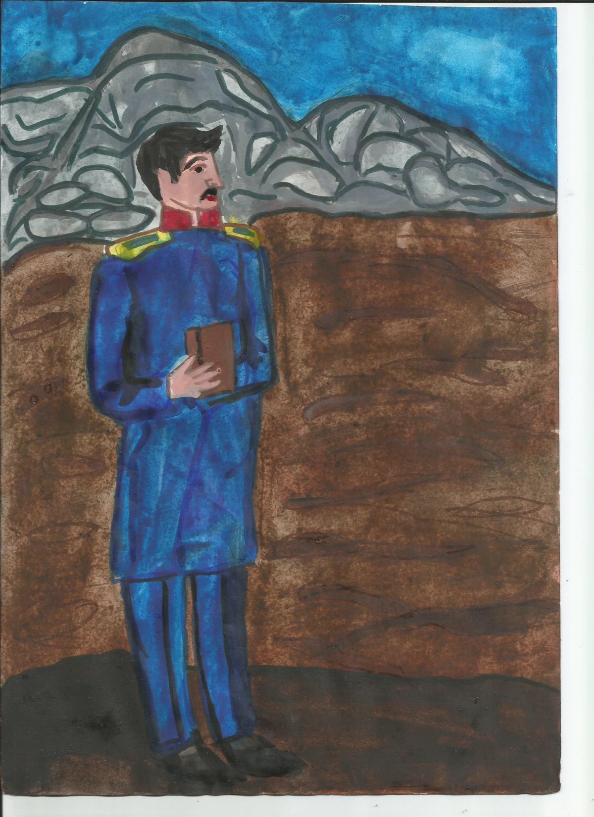 Рисунок по произведениям Лермонтова