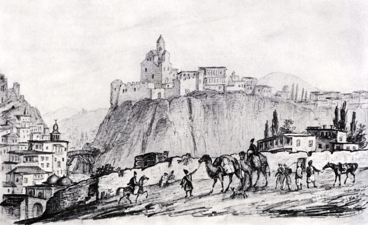 Тифлис замок Метехи Лермонтов