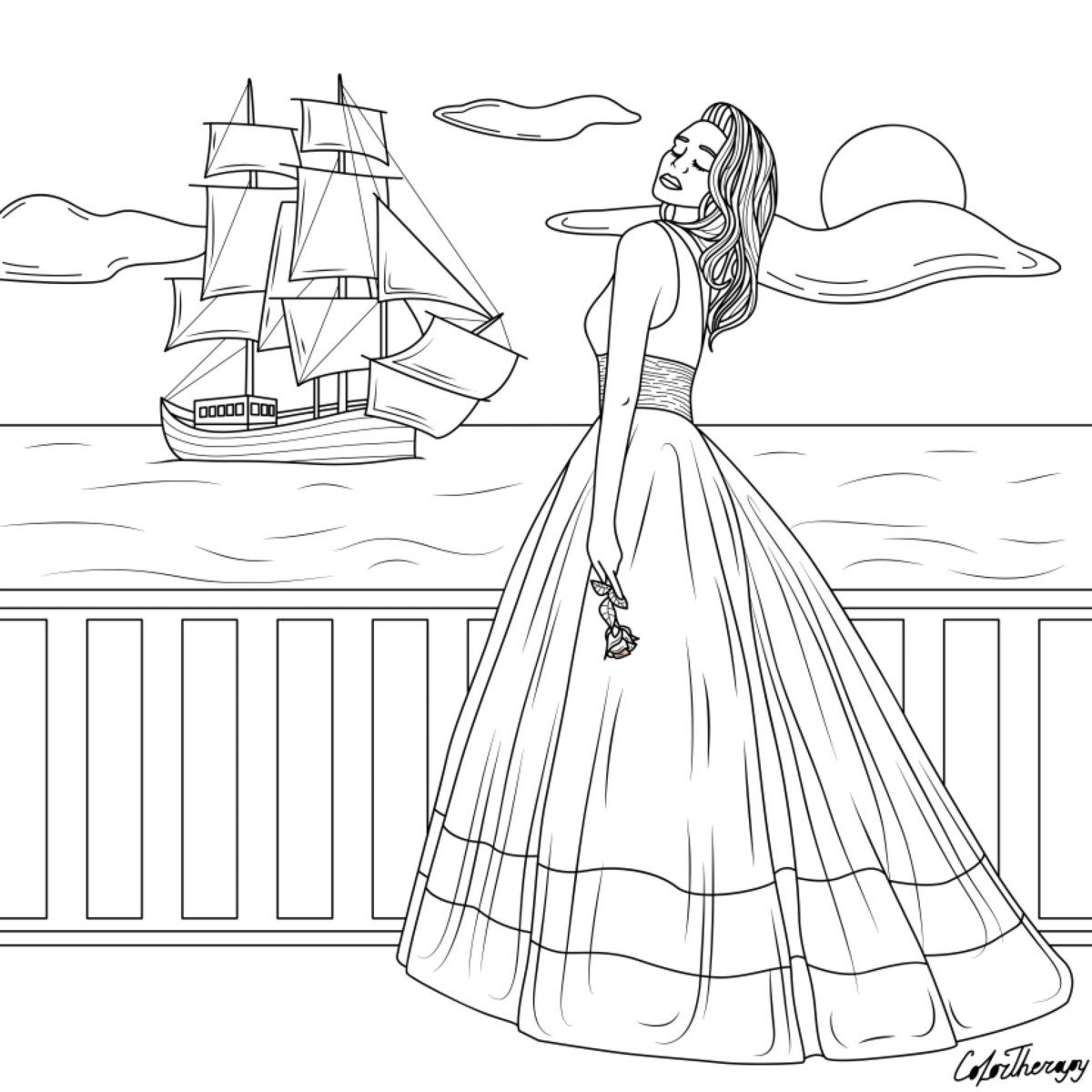 Раскраска - путешествие